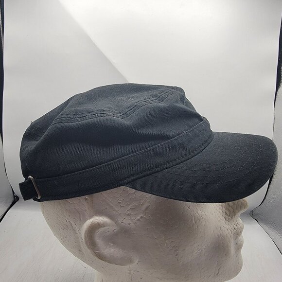 Chef Works Black Hat Cap Adjustable Work Wear Cooking Casual Outdoors Comfort - Picture 4 of 10